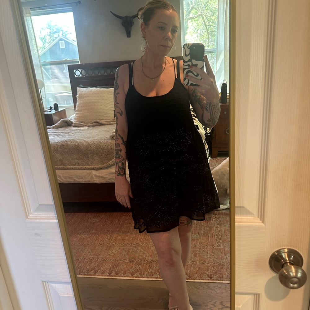 Urban Outfitters Black Sleeveless Dress